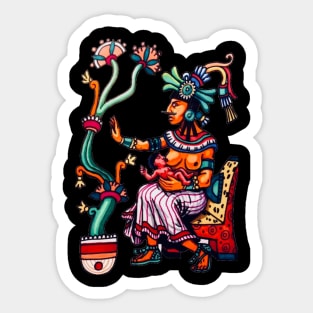 Aztec Goddess Sticker